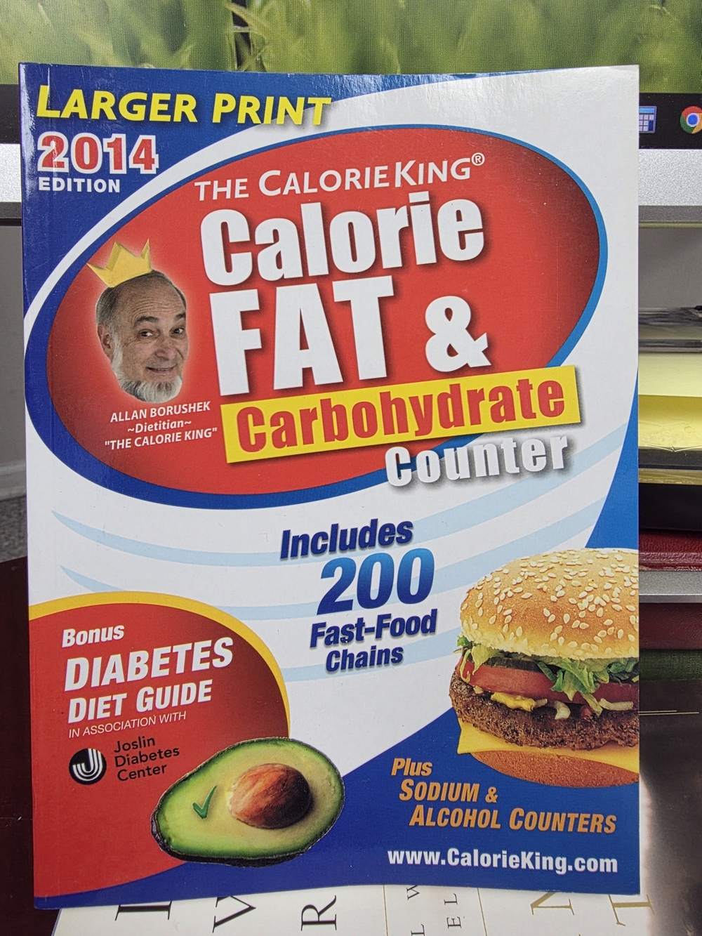 Calorie Fat & Carbohydrate Counter - Red